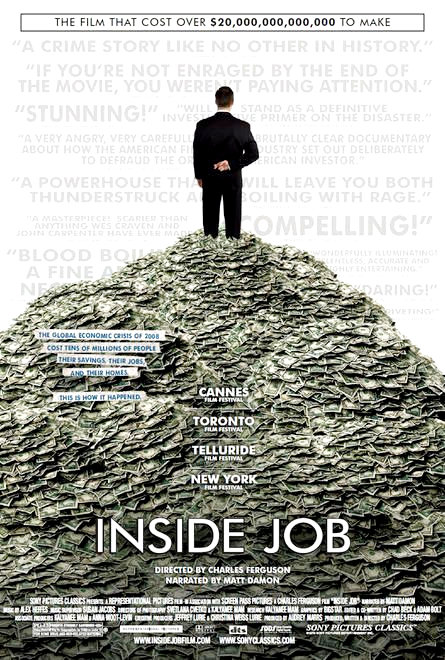 Poster of Sony Pictures Classics' Inside Job (2010)